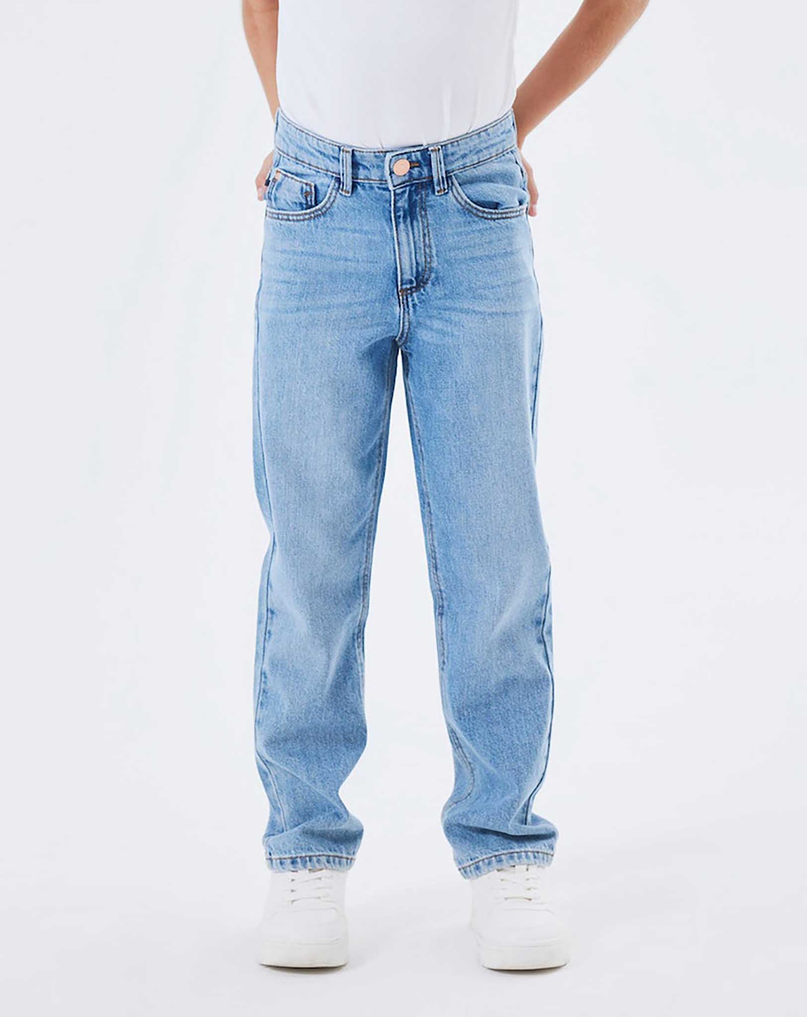 Jeans NKFROSE HW STRAIGHT 9222-BE in medium blue denim