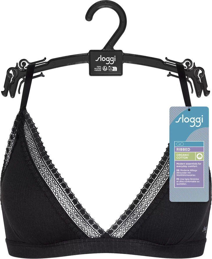 Sloggi sloggi GO Ribbed R Bralette Black