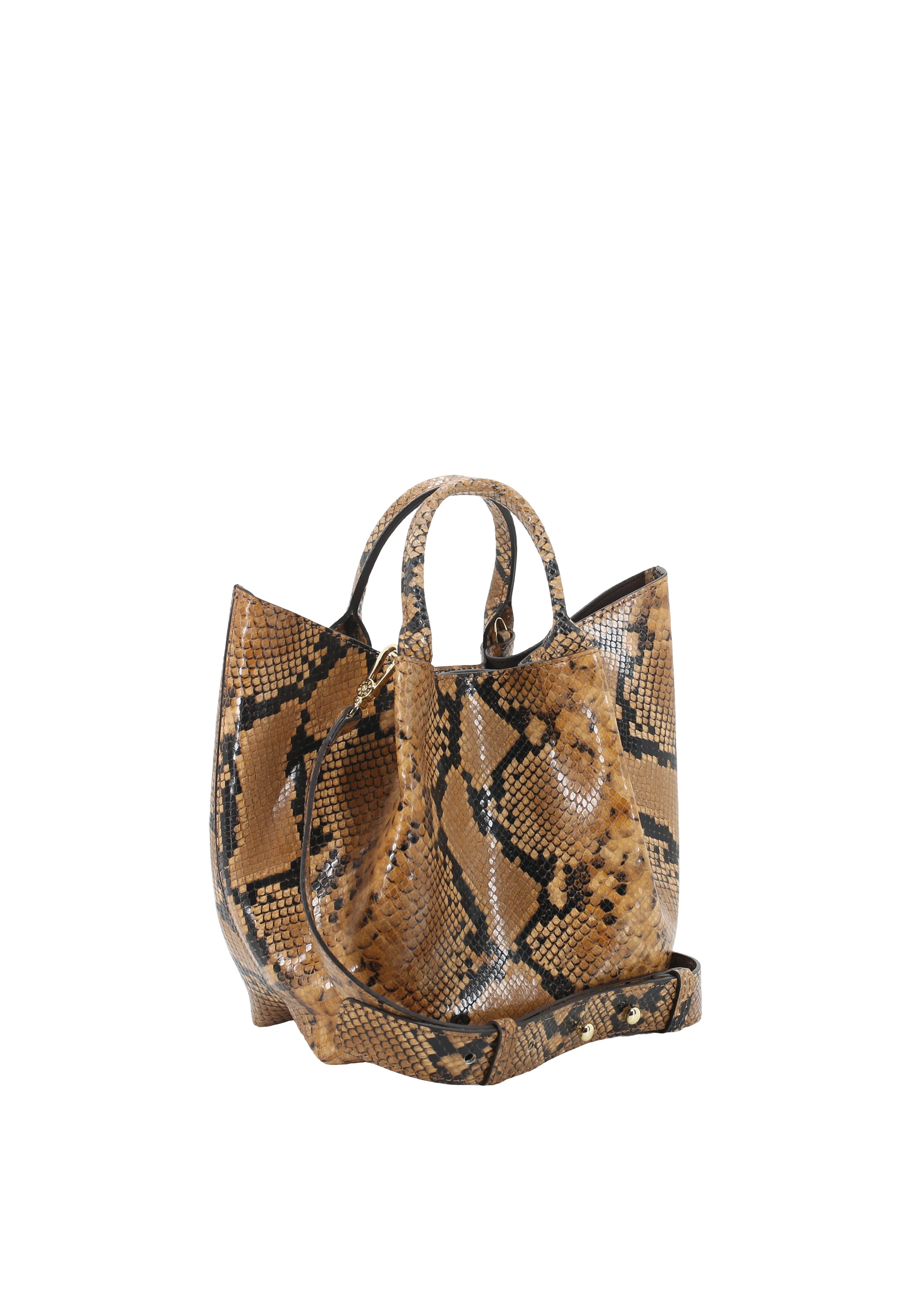 Shopper ESSENTIAL small Leather phyton embossed Standard