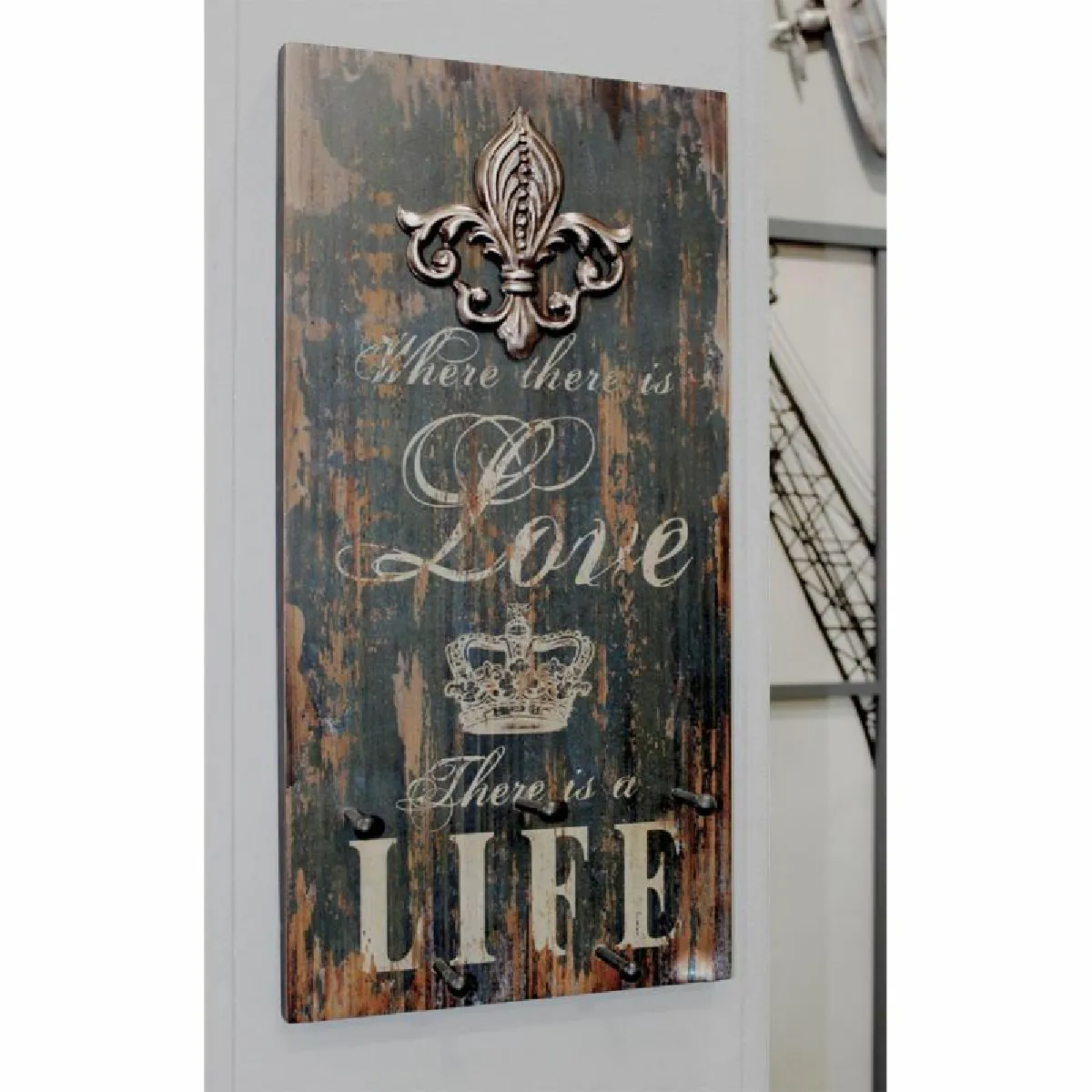 Paris Prix Patère Murale Love Life - Naturel