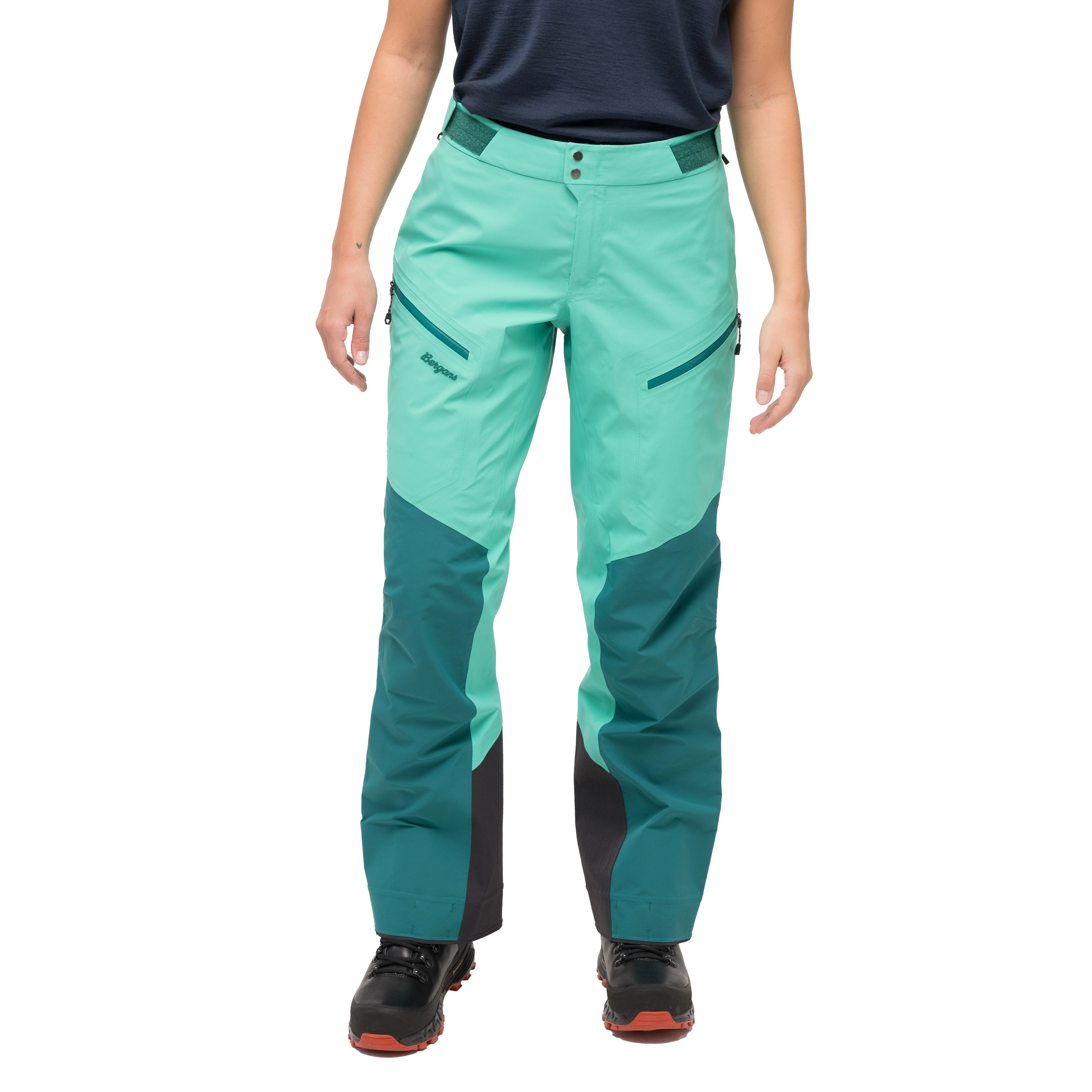 Tind 3L Shell Pants Women Light Malachite Green / Malachite Green