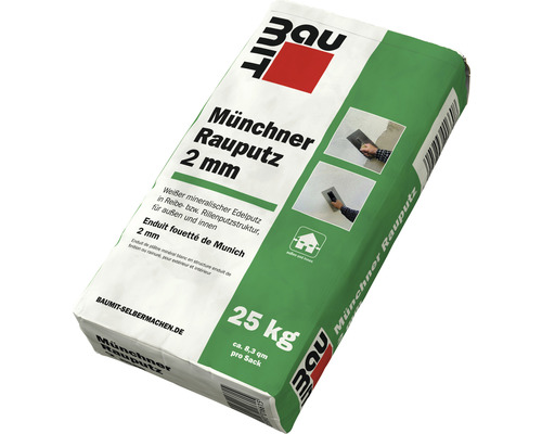 Baumit (mineraal) München ruwpleister 2 mm 25 kg