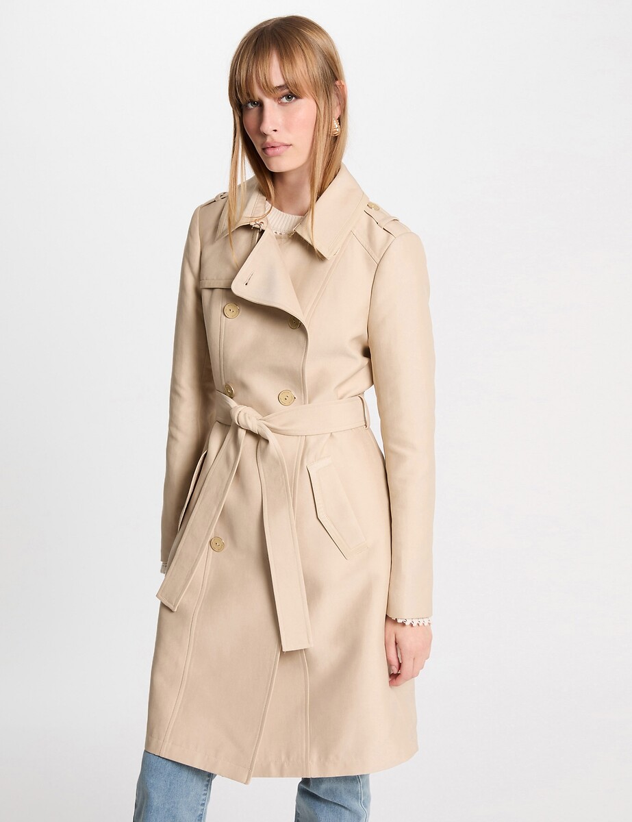 MORGAN<br>Trench coat com cinto