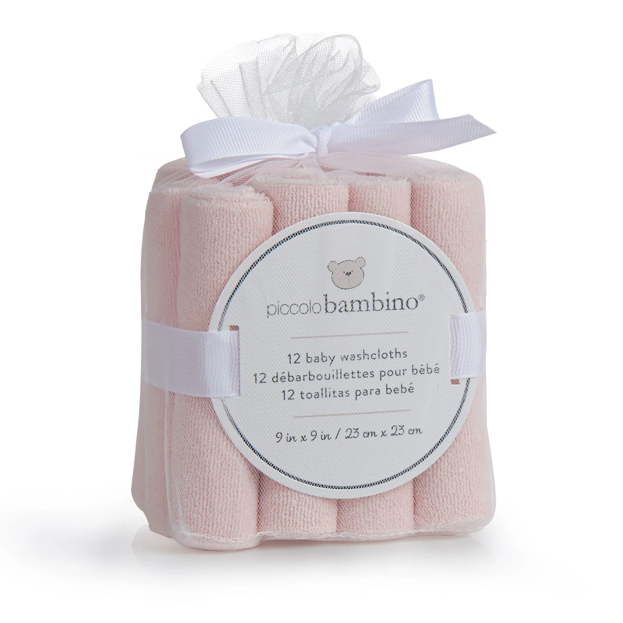 Piccolo Bambino Débarbouillette (12) - Rose
