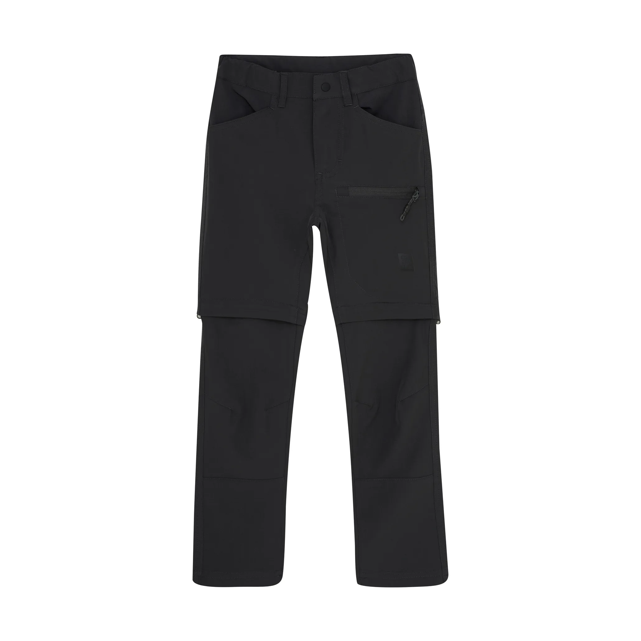 Color Kids Pants Stretch W. Zip Off Phantom