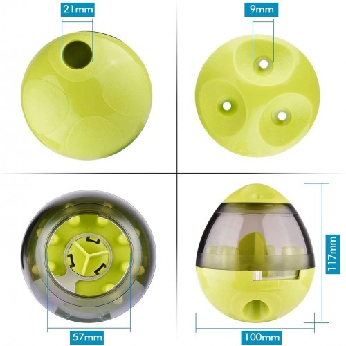 Brinquedo interativo para cães Edipets com dispensador de comida.