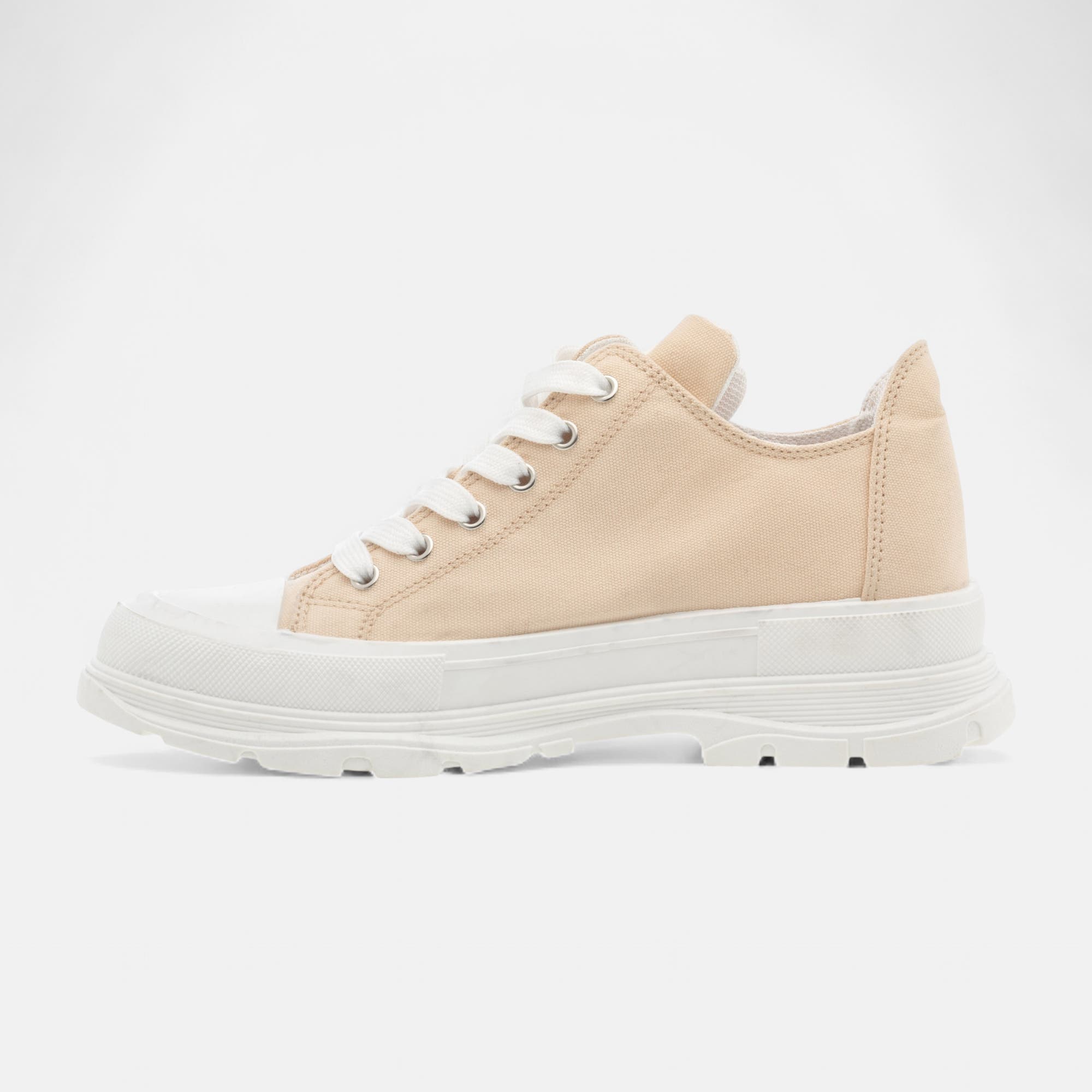 Baskets en toile Femme beige