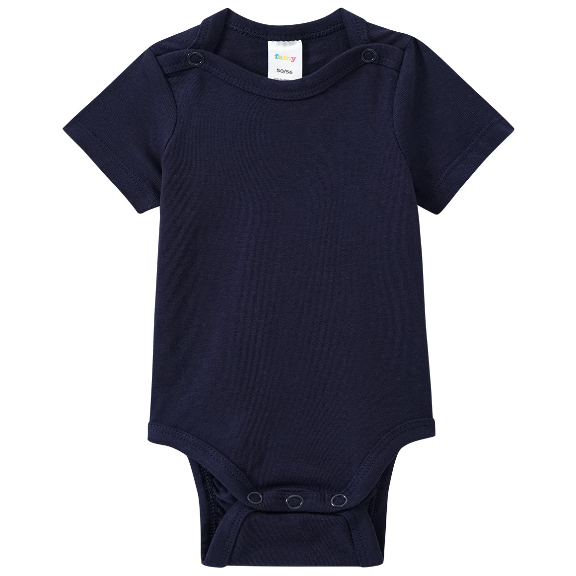 Famy 5 Baby Bodys in verschiedenen Farben salbei / dunkelblau