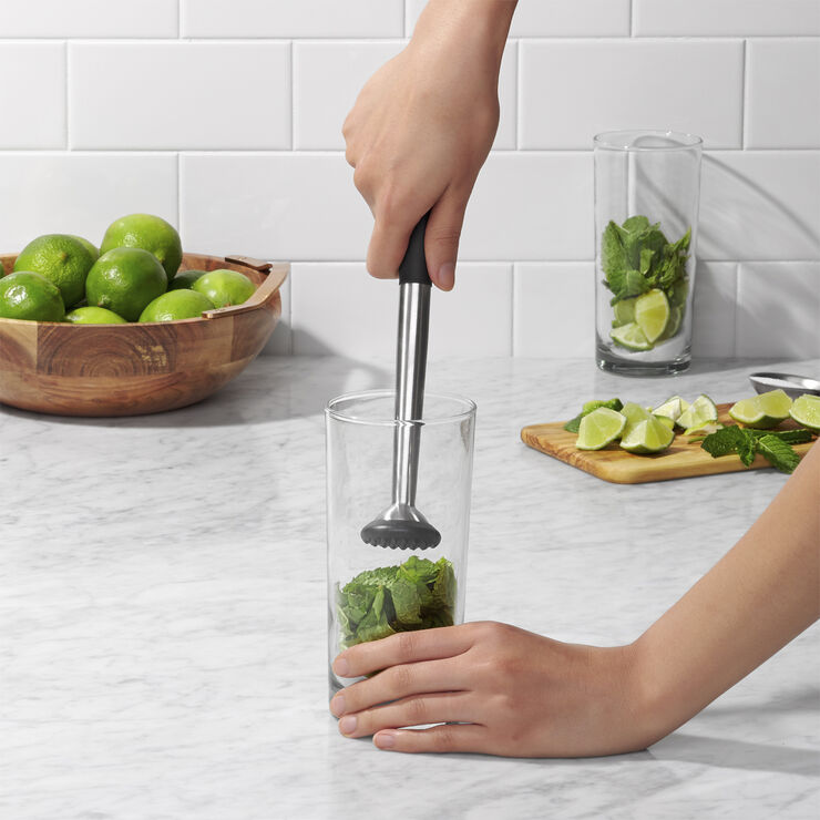 OXO Steel Muddler Sort, grå