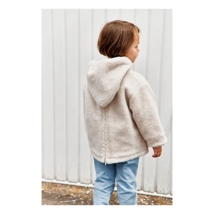 Frangin Frangine Sweat Capuche Façon Fourrure Casimir | Ecru
