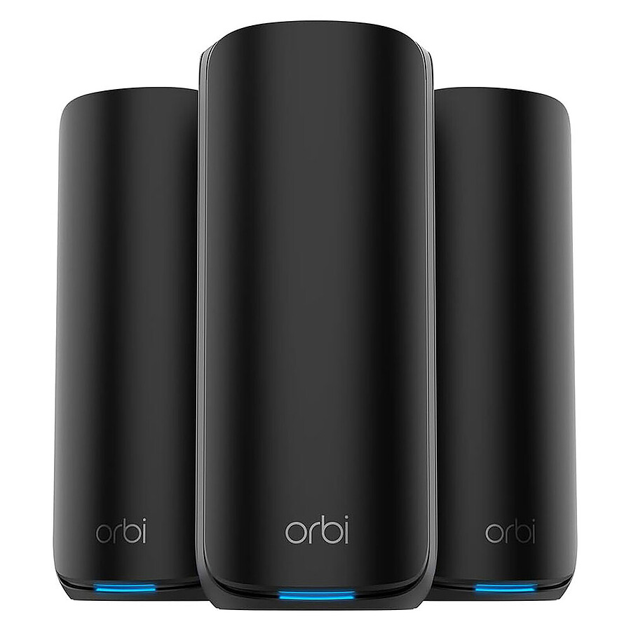 Netgear Orbi WiFi 7 Série 870 + 2 Satellites - RBE873 - Noir