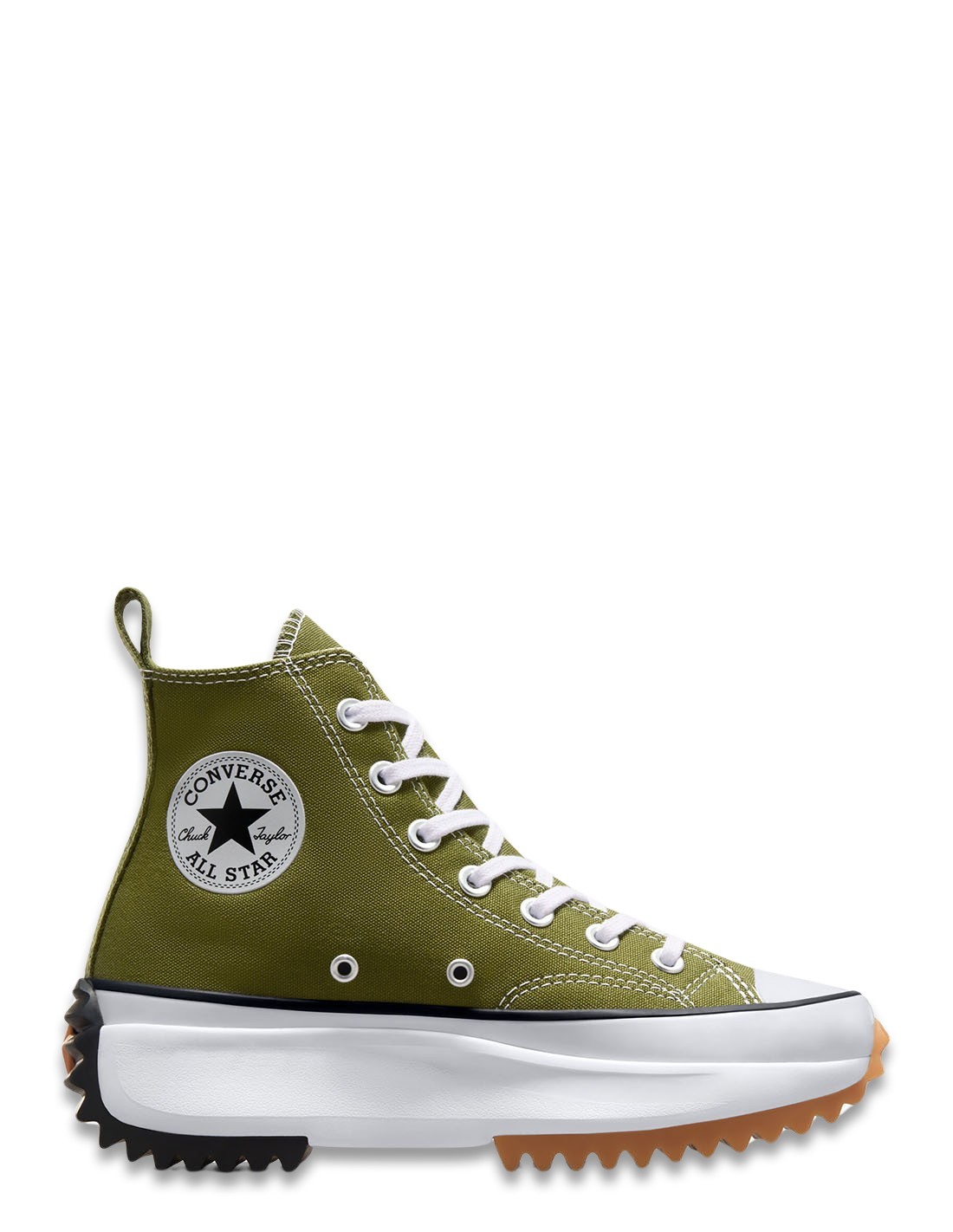 converse Sneakers Femme Run Star Hike Hi Grassy/White/Black