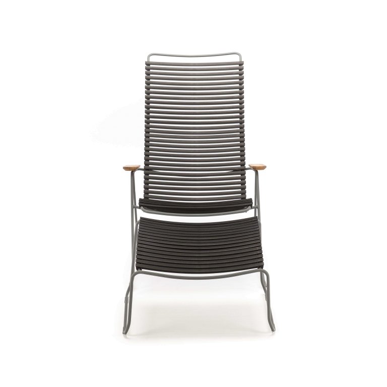 Houe Click Sunlounger ligstoel Black