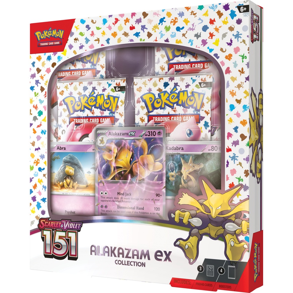 Pokémon-Sammelkartenspiel: Scarlet & Violet 3.5: 151 Alakazam ex Kollektion