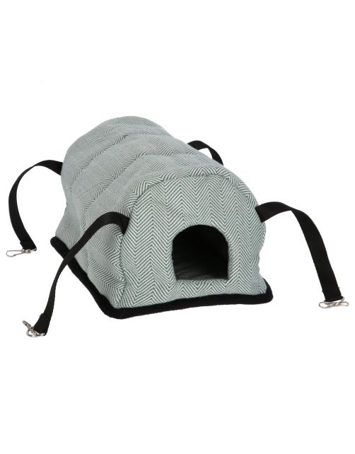 Adori Hangmat Iglo Noah - Slaapplaats - 19x30x19 cm Groen Grijs