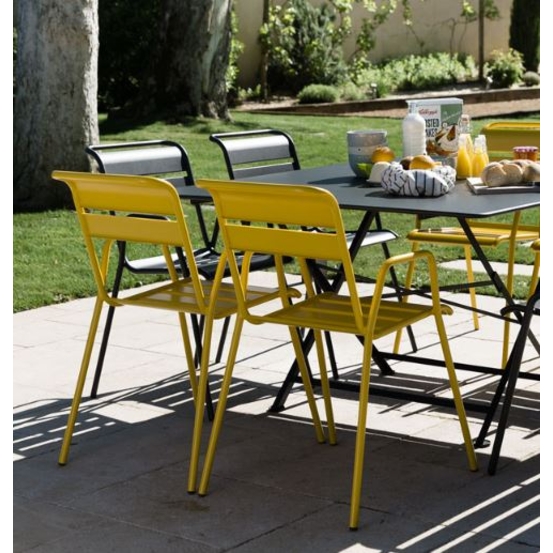 Fauteuil Bridge monceau miel