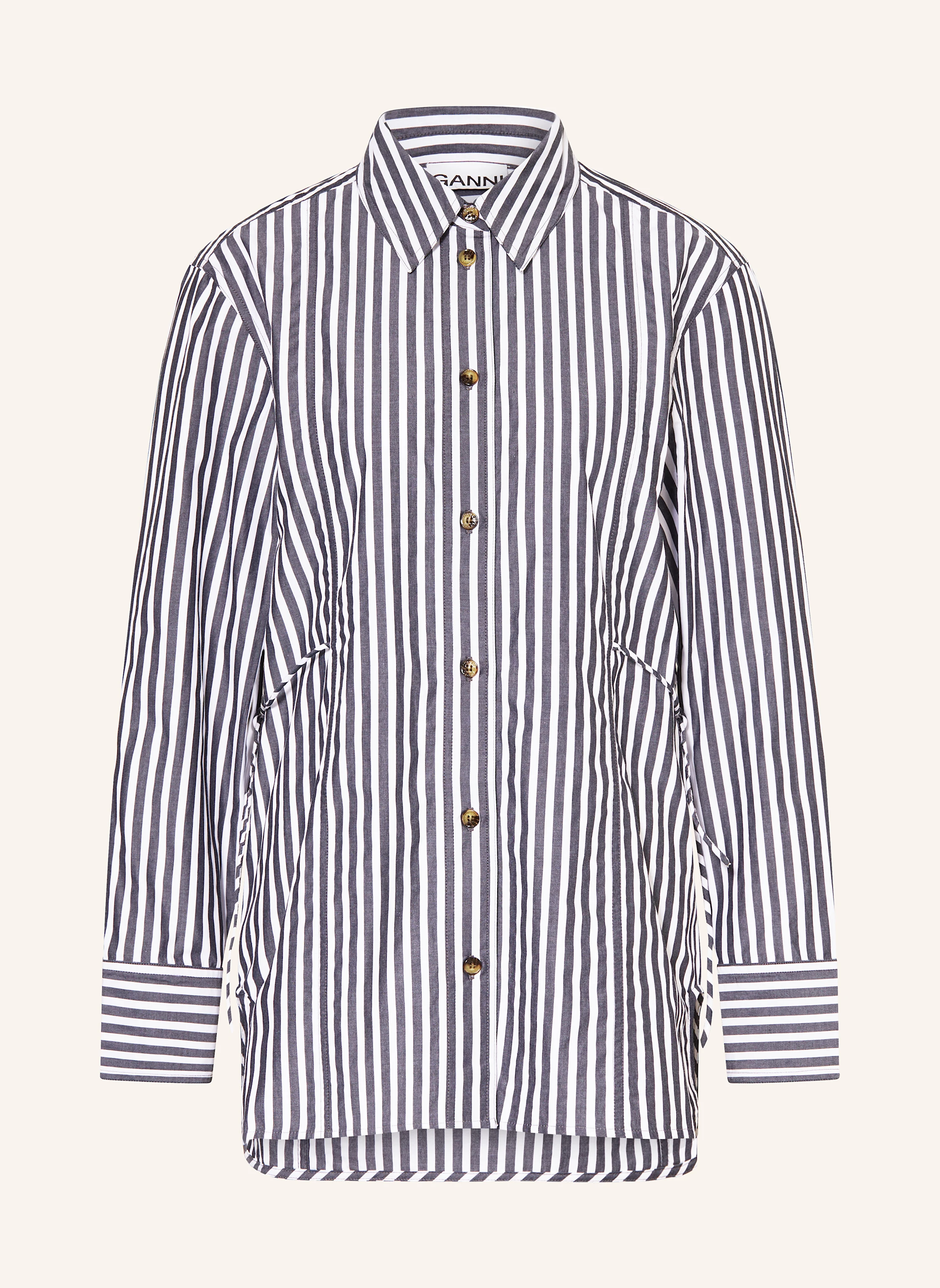 GANNI Oversized-Hemdbluse