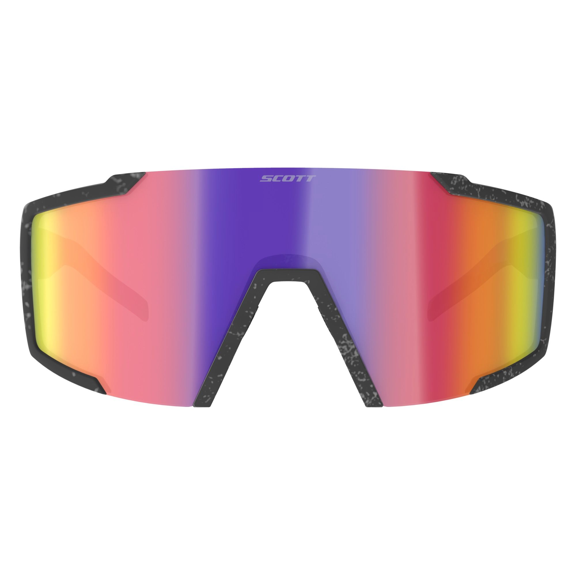 SCOTT Shield Cykelbriller Sort Marmor/Teal Chrome