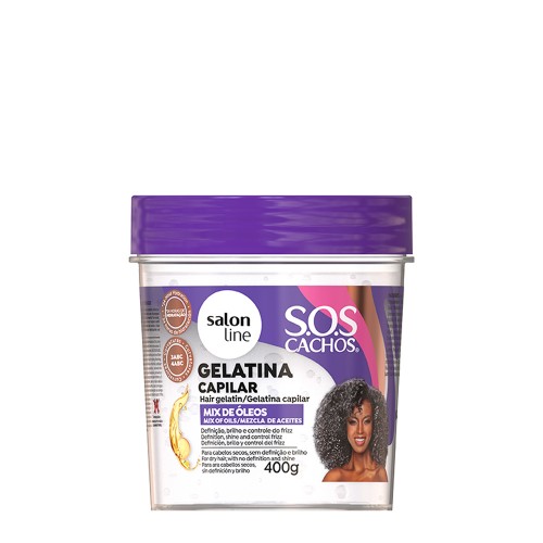 Salon Line SOS Cachos Gelatina Mix de Óleos 400g