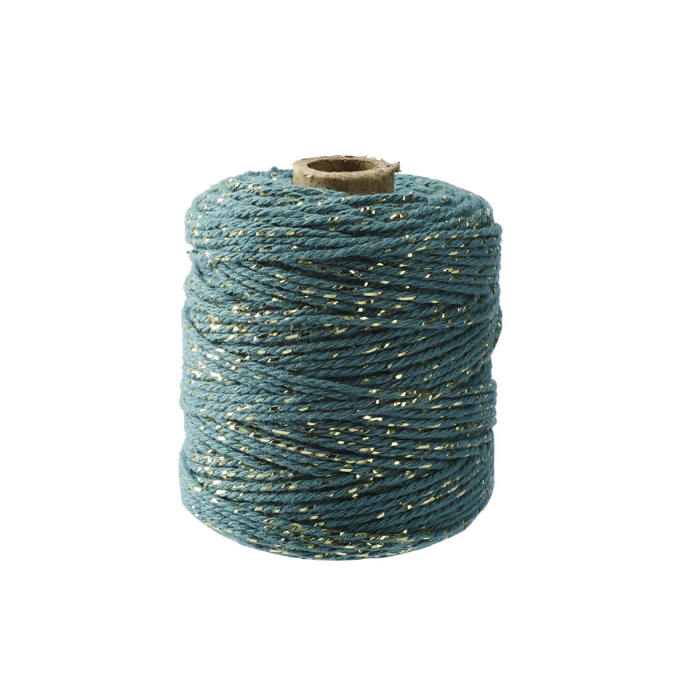 Petrol Kordel mit Glitter, 50m