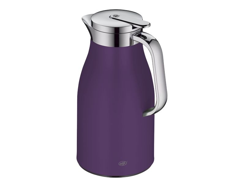 Alfi Thermoskanne Skyline 1000 ml, Lavendel Karaffe aus Edelstahl