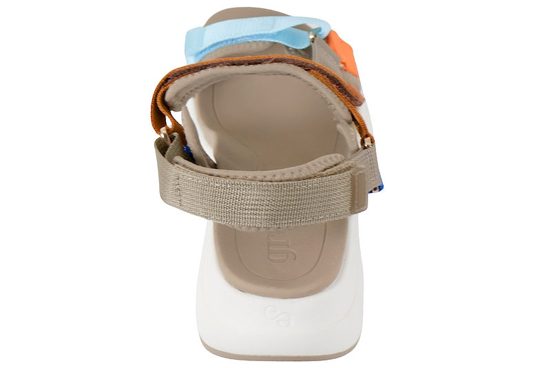 GREEN COMFORT VENICE SANDAL I MULTIFARVET TEKSTIL