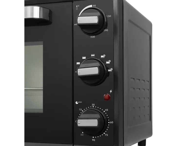 Tristar OV-3630, 38 L, Sort, Rustfrit stål, Fritstående, Dreje, 0 - 230 °C, Metal