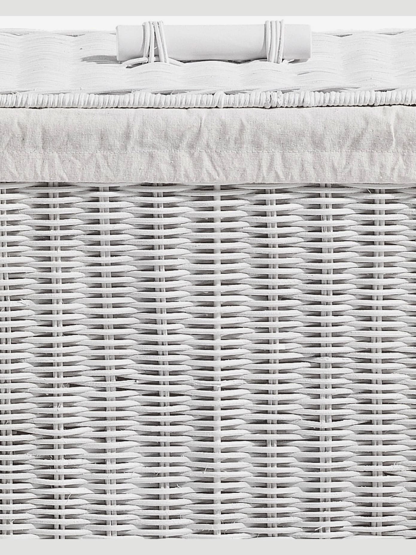 Panier à linge rotin
