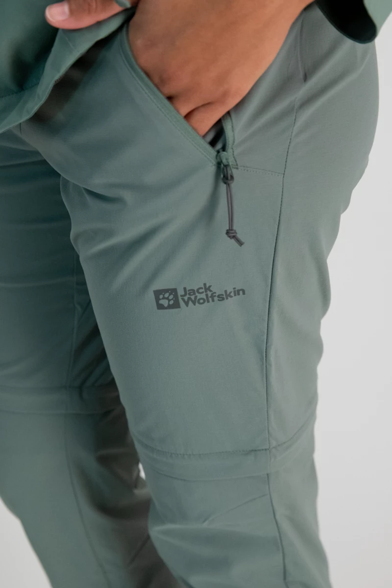 Jack Wolfskin Glastal Zip-Off Kurzgrösse Damen Wanderhose