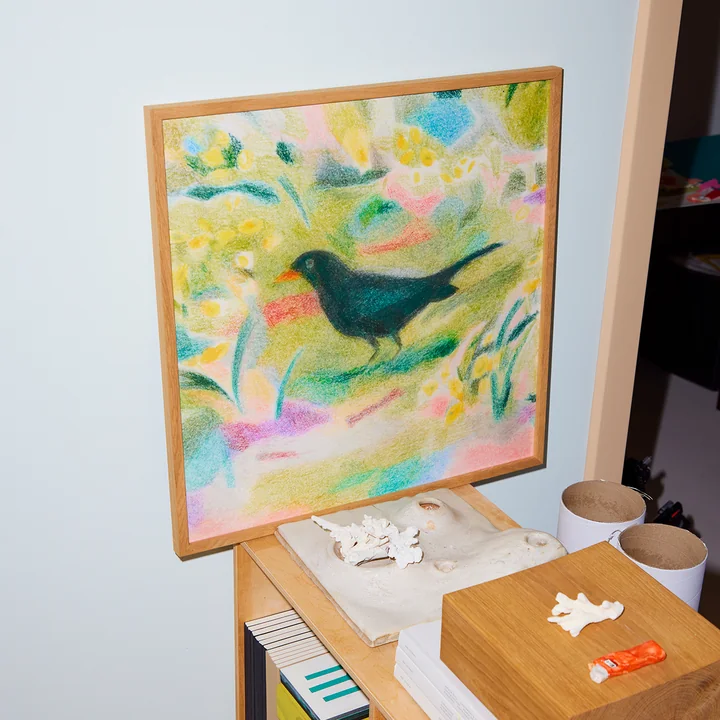 Paper Collective - Un Merle Poster, 100 x 100 cm