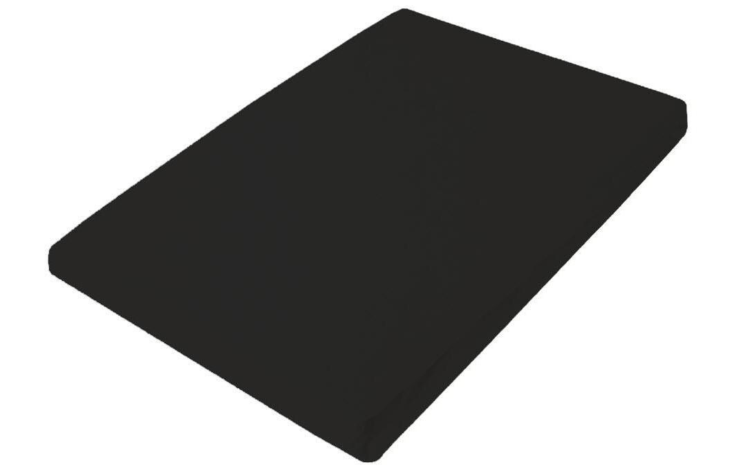 Fixleintuch Uni Satin 180 x 200 cm, SchwarzLiving Home - qualitativ hochwertige Bettbezüge für Ihr Zuhause