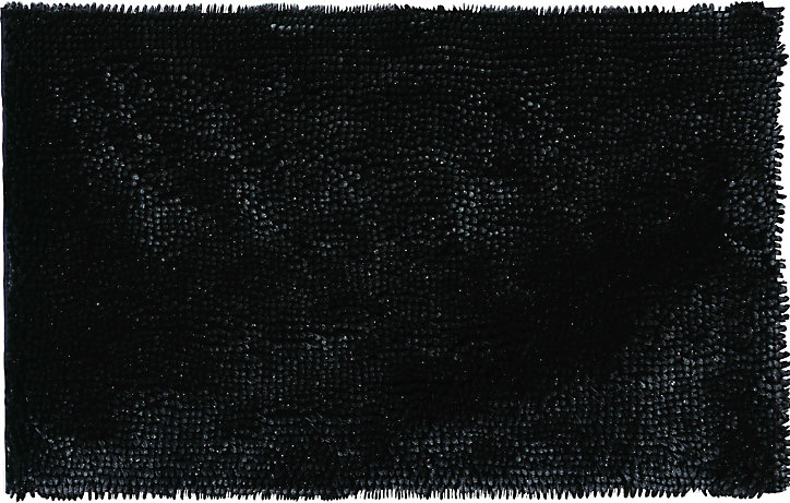 Tapis de bain antidérapant 50x70 cm, noir, Levasseur Shiny