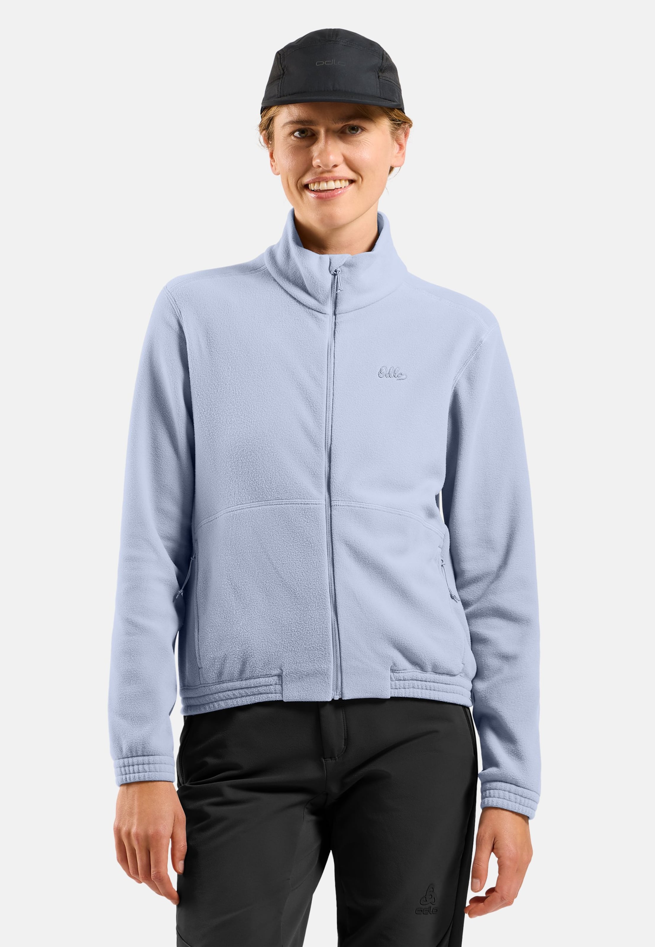 Klassische Essentials Multisport Fleecejacke mit Reissverschluss in Blue heron