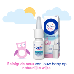Otrivin Baby Zoutoplossing Neusspray bij een verstopte neus 15ML