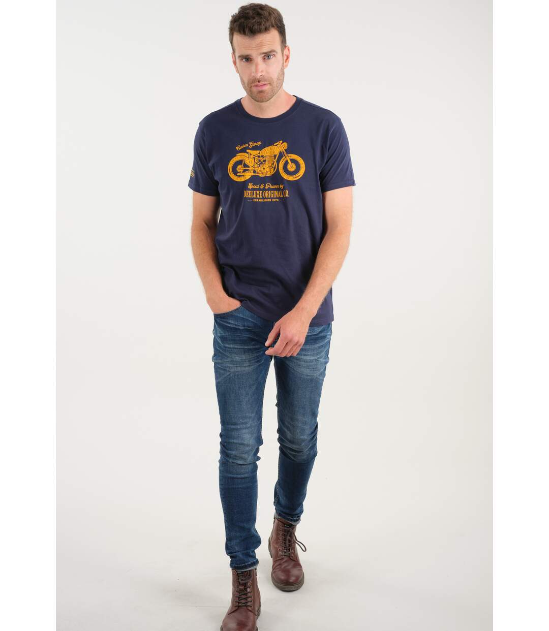 T-shirt col rond coton GARAGE