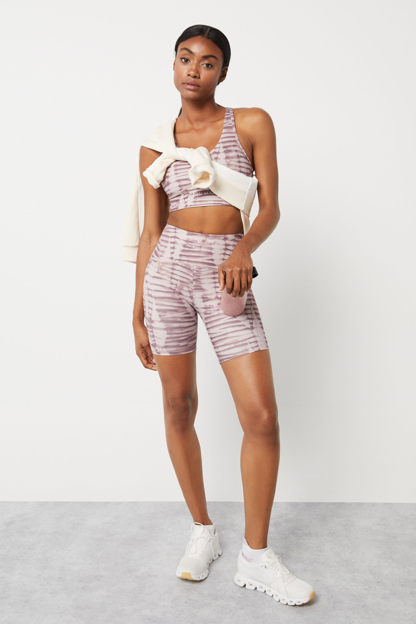 sutiã esportivo Soft Move tie-dye