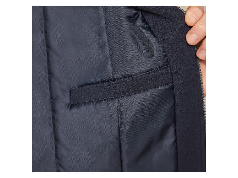 Heren jas wollen look