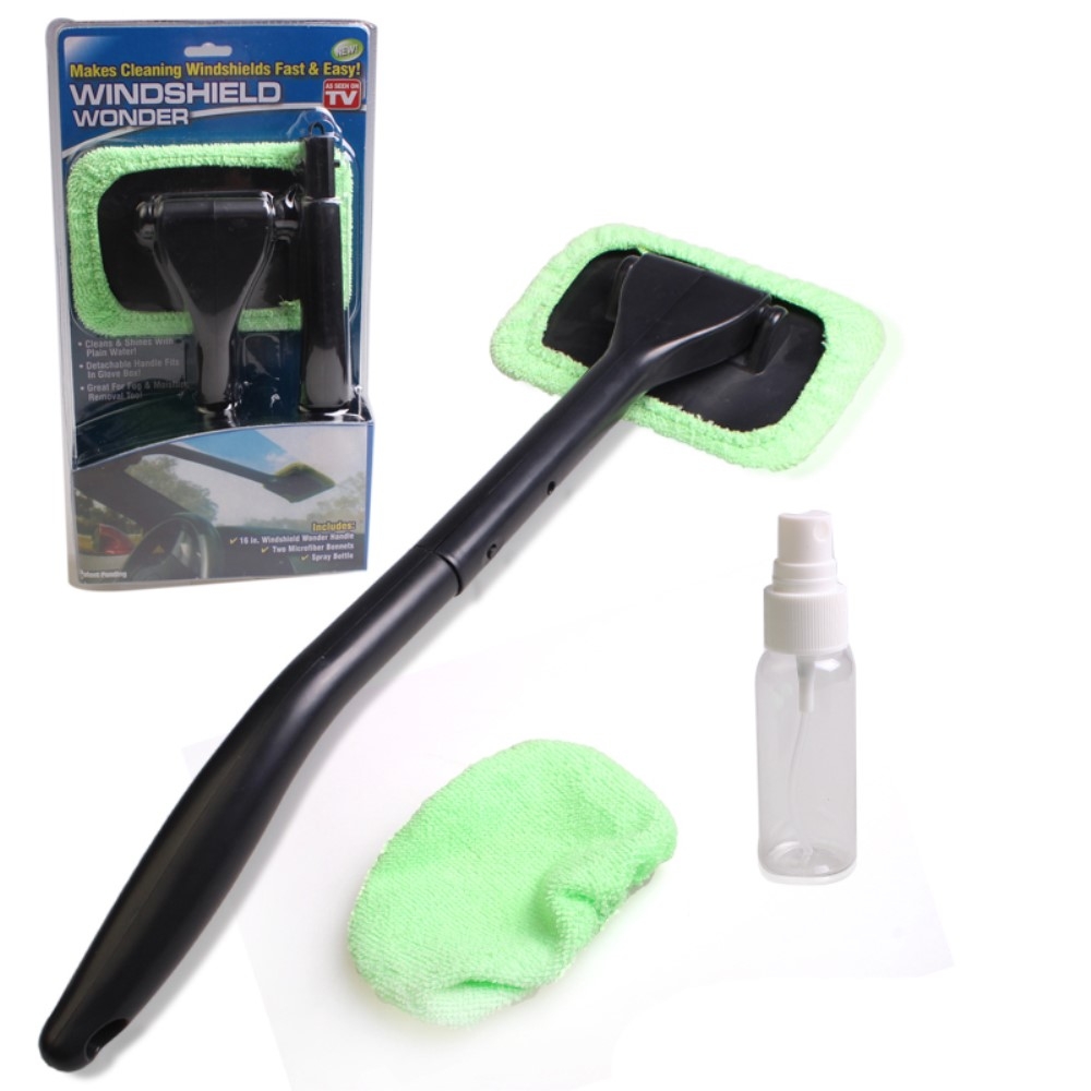 (44cm) Auto Windschutzscheiben Reiniger Set (Mikrofaser-Tuch   30ml Sprühflasche)