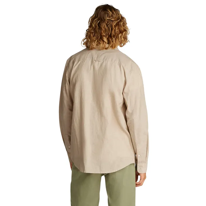 Tommy Hilfiger Regular Fit Linnen Blend Overhemd Heren