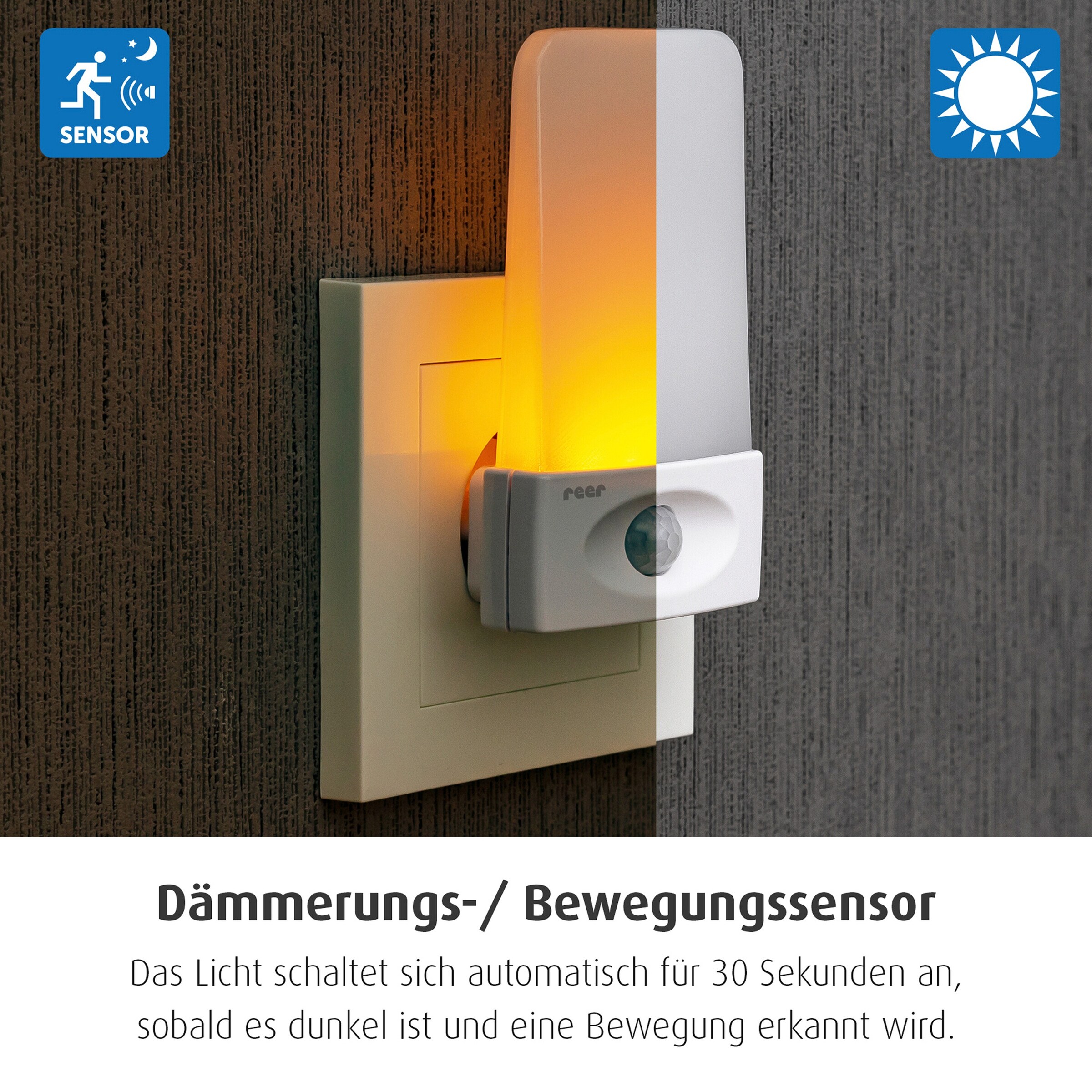 reer LED-Nachtlicht NightGuide mit Bewegungssensor