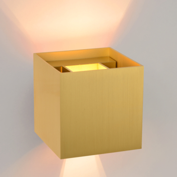 Lucide XIO wandlamp LED dimb. G9 2700K mat goud / Messing