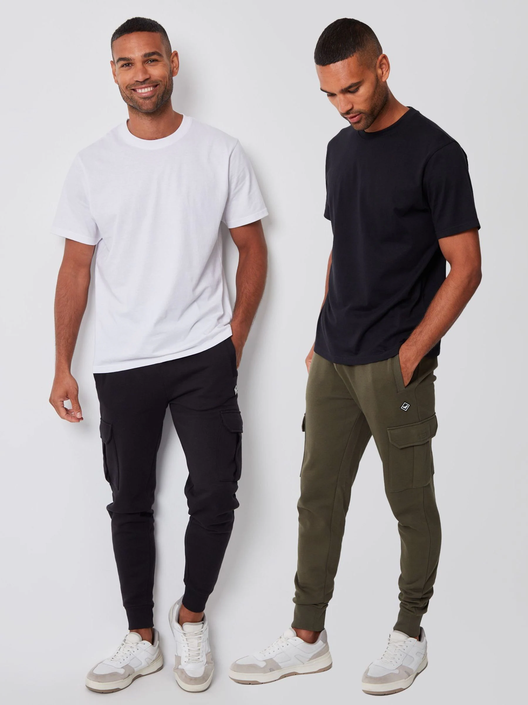 Threadbare joggingbroek in cargostijl 2 stuks