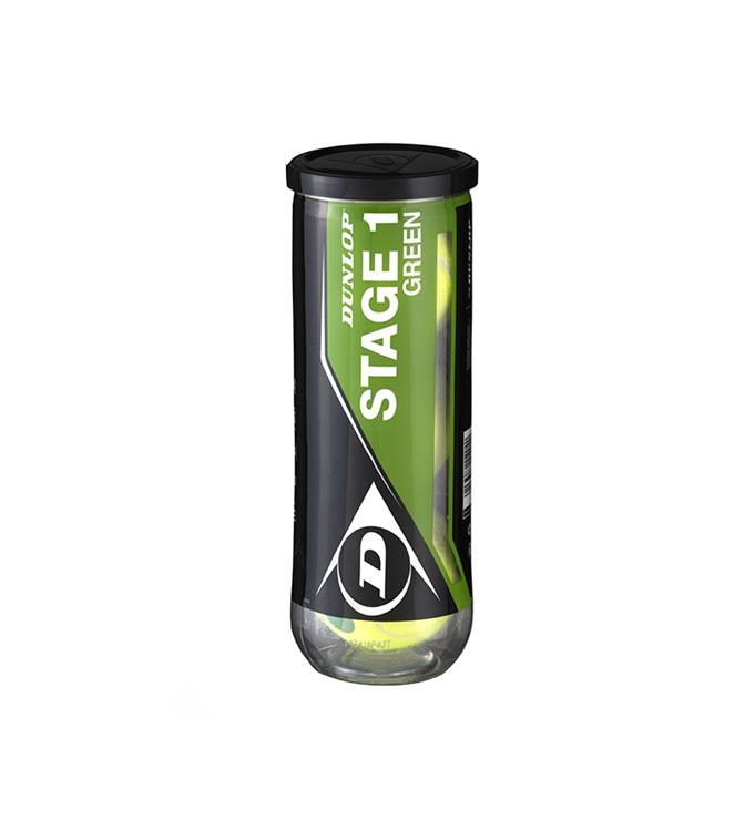 Dunlop STAGE 1 GREEN 3PET Tennisballen