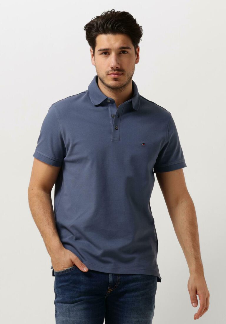TOMMY HILFIGER donkerblauwe tommy hilfiger polo 1985 slim polo
