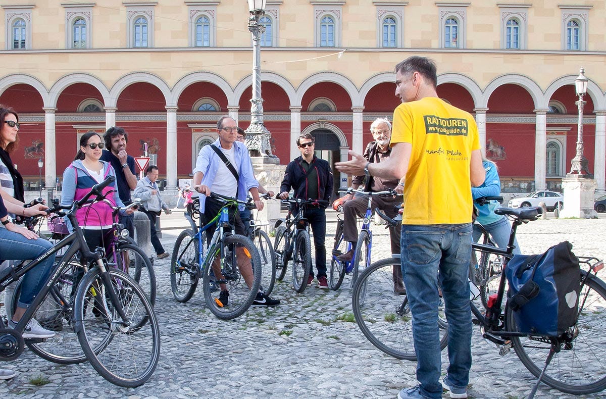 Stadtführung mit Fahrrad für 6 München