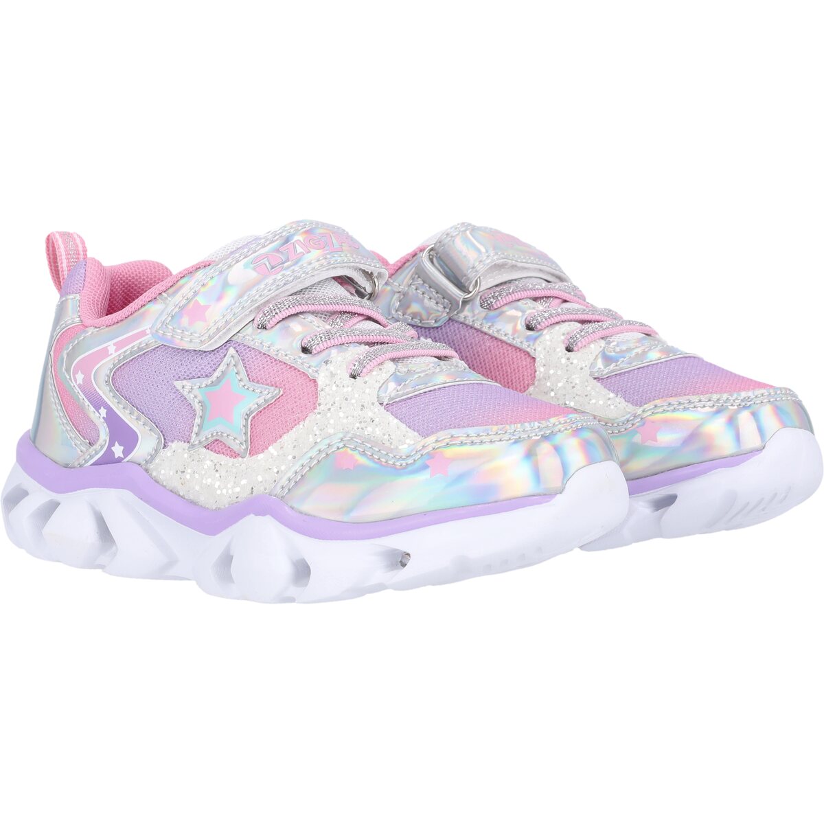 ZigZag Saserta Velcro Sneakers M/Lys Børn