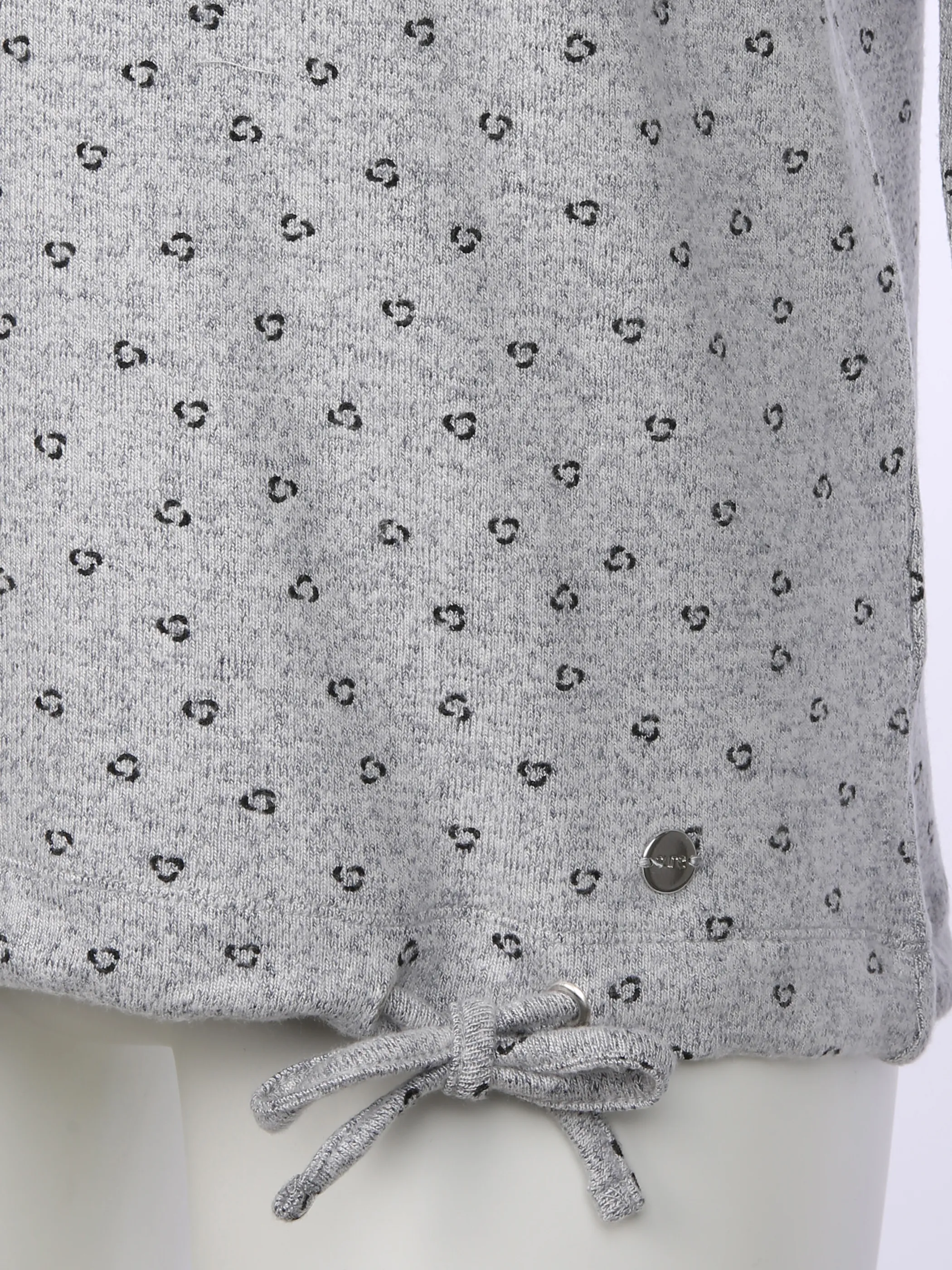 Damen Feinstrickshirt mit Minimalprint