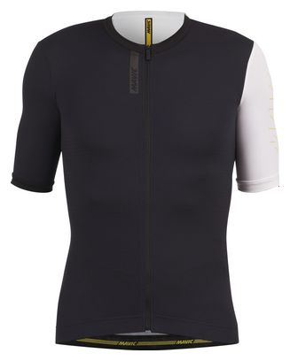 Maillot Manches Courtes Mavic Essential Noir/Blanc