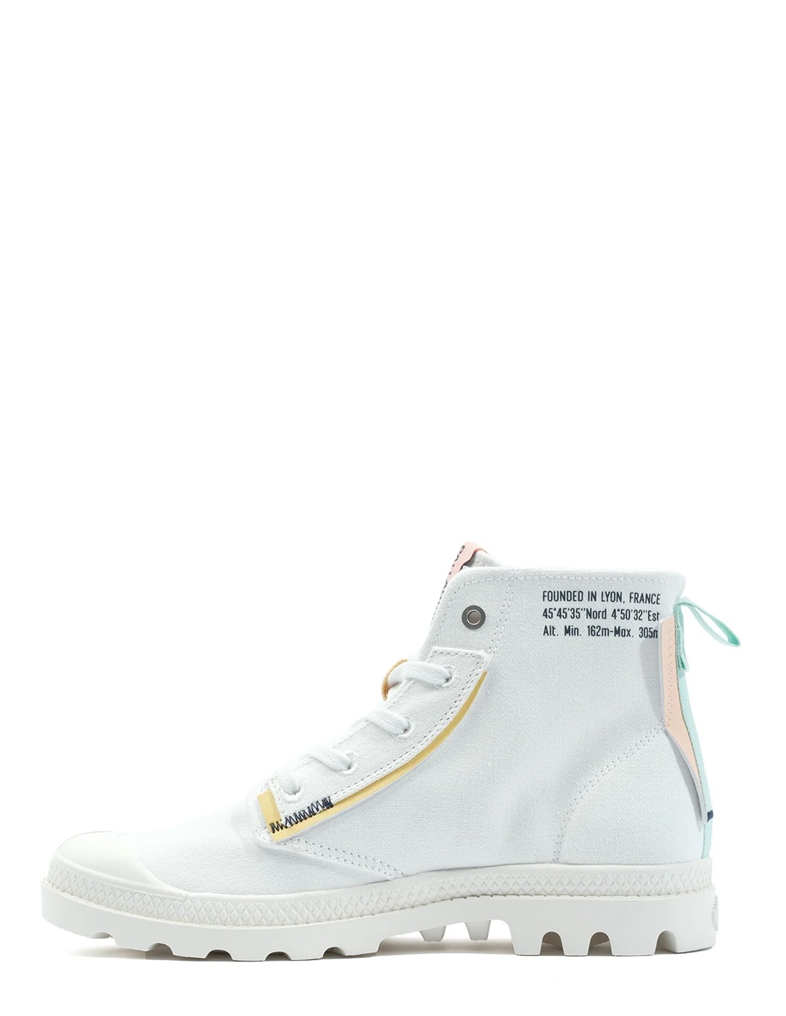 palladium Boots Femme pampa underlayer Blanche