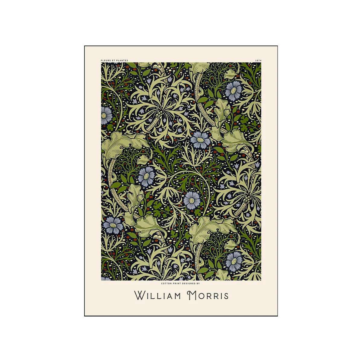 Poster & Frame  William Morris plakat - Purple flower